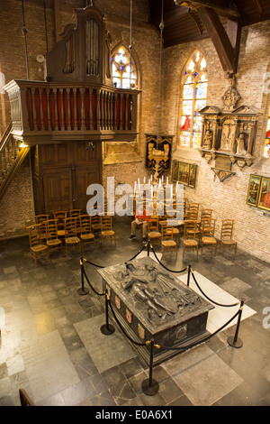 Innere des Jeruzalemkerk, der Jerusalem-Kirche in Brügge, Brügge, Belgien Stockfoto