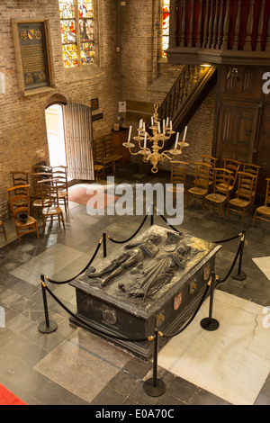 Innere des Jeruzalemkerk, der Jerusalem-Kirche in Brügge, Brügge, Belgien Stockfoto