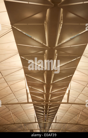 Decken, Hong Kong International Airport, Insel Chek Lap Kok, China Stockfoto