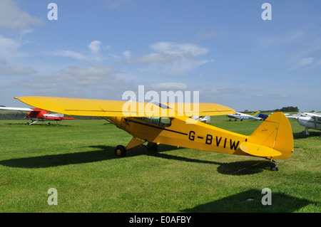 1965 Piper Super Cub PA-18-150 G-BVIW Compton Abbas Airfield, Dorset. Stockfoto