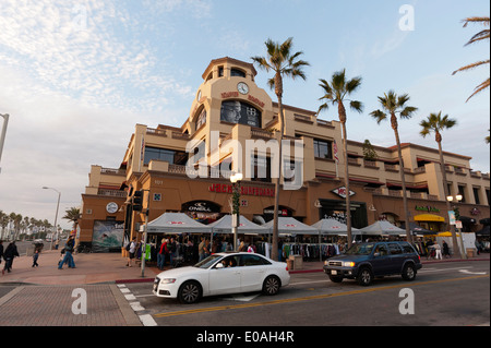 Main Street, Huntington Beach, Kalifornien, USA. Stockfoto