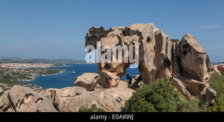 Italien-Sardinien-Boccia Dell Elefante Elephant rock Stockfoto