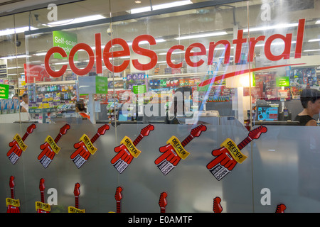 Sydney Australien, New South Wales, Wynyard Station, Coles Central, Lebensmittelgeschäft, Supermarkt, Lebensmittel, Verkauf, Shopping Shopper Shopper shoppen Geschäfte Marktmärkte Stockfoto