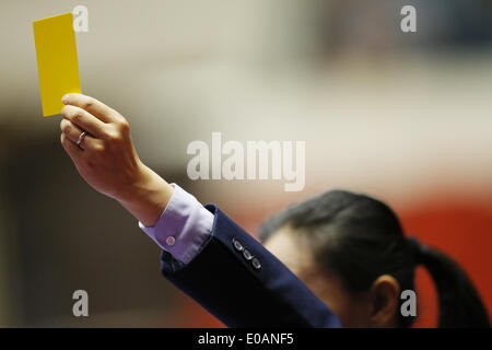1. Yoyogi-Gymnasium, Tokio, Japan. 3. Mai 2014. Detail erschossen, 3. Mai 2014 - Tischtennis: Team Tischtennis Weltmeisterschaften 2014 am 1. Yoyogi-Gymnasium, Tokio, Japan. © AFLO SPORT/Alamy Live-Nachrichten Stockfoto