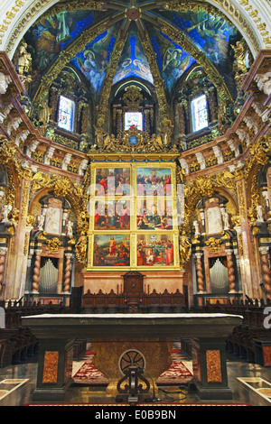 Der Hauptaltar und die kanonische Chor in der Kathedrale von Valencia Stockfoto