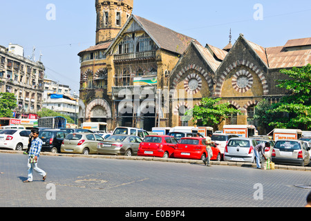 Crawford Gemüsemarkt, gebaut von einem britischen Architekten Sir William Emerson 1865 Mumbai, Bombay, Indien Stockfoto