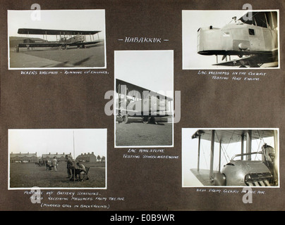 Dieses ganzseitige Foto von Edwin Newman zeigt Flugzeuge in Aktion über dem Mittleren Osten, mit einem Fokus auf Vickers Virginia Bomber. Während des Zweiten Weltkriegs erfasst es die operativen Herausforderungen des Fluges über die Wüste und unterstreicht die Rolle des Flugzeugs bei strategischen Bombenangriffen von Basen in Kairo, Ägypten, während des Krieges. Stockfoto