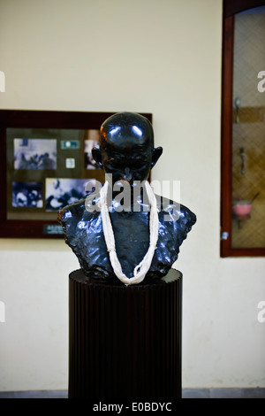 Mahat Museum, Mani Bhavan, hier Mahatma Gandi blieb bei einem Besuch in Bombay von 1917-1934, Fotos, Aufzeichnungen, Bücher, Mumbai, Bombay, Indien Stockfoto