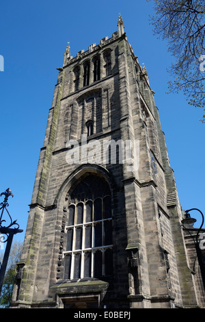 Die Kirche St. Nikolaus in Leicester. Vermutlich die älteste Kirche in der Stadt von Leicester. Stockfoto