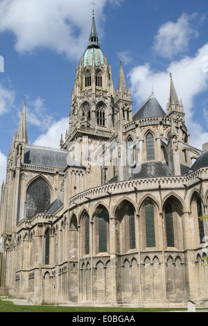Bayeux Kathedrale, Frankreich Stockfoto
