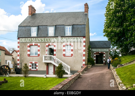 Dead Man es Corner Museum in Saint-Côme-Du-Mont, Normandie, Frankreich Stockfoto