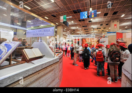Italien Piemont Turin 27. Internationale Buchmesse Fair 8. Mai 2014. Stockfoto