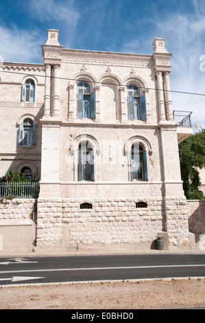 Israel, Jerusalem, Saint Louis Hospital befindet sich ein Französisch-Hospiz außerhalb der Mauern gegenüber dem neuen Tor Stockfoto