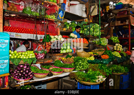 Crawford Gemüsemarkt, gebaut von einem britischen Architekten Sir William Emerson 1865 Mumbai, Bombay, Indien Stockfoto