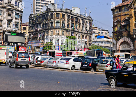 Crawford Gemüsemarkt, gebaut von einem britischen Architekten Sir William Emerson 1865 Mumbai, Bombay, Indien Stockfoto