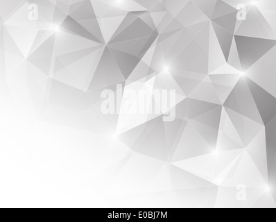 Zusammenfassung Hintergrund mit grauen Dreiecke Stockfoto