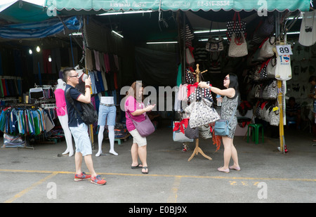 Der Wochenendmarkt Chatuchak, Bangkok, Thailand Stockfoto