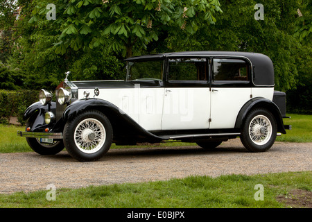 Vorkriegs Oldtimer Rennwagen Rolls-Royce Stockfoto