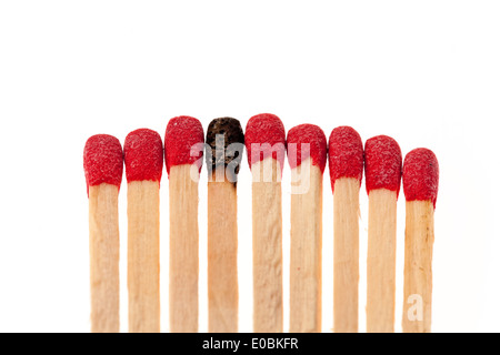 Symbolische Foto für Belästigung, Außenseiter und Gleichheit, Symbolfoto Fuer Mobbing, Aussenseiter Und Gleichheit Stockfoto