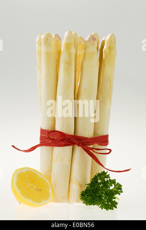 Weiße Asparagi Polen in der Spargelzeit Stockfoto