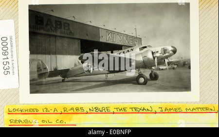 Lockheed, Modell 12A, Electra Junior Stockfoto