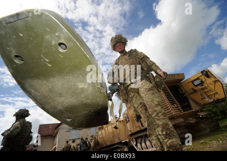 Horn, Mine Detection System, Stockfoto