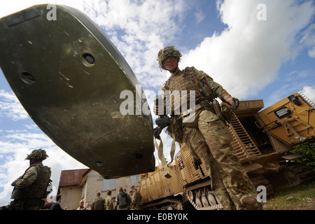 Horn, Mine Detection System, Stockfoto