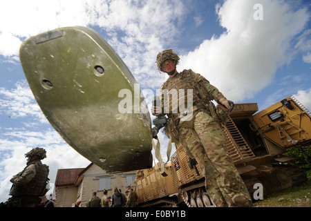 Horn, Mine Detection System, Stockfoto