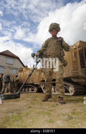 Horn, Mine Detection System, Stockfoto