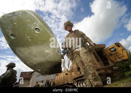 Horn, Mine Detection System, Stockfoto