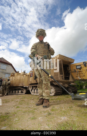 Horn, Mine Detection System, Stockfoto