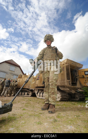 Horn, Mine Detection System, Stockfoto