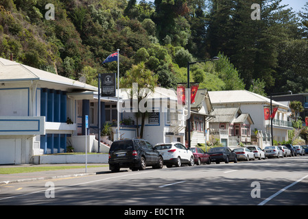 Marine Parade in Napier eine Stadt in der Hawkes Bay Region Nordinsel Neuseeland Stockfoto