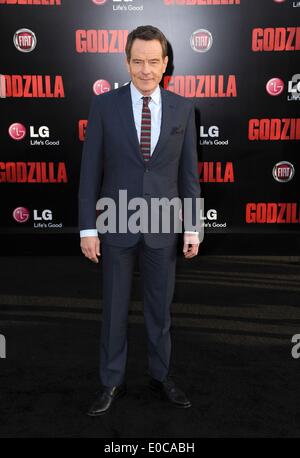 Los Angeles, CA, USA. 8. Mai 2014. Bryan Cranston im Ankunftsbereich für GODZILLA Premiere, der Dolby Theater in Hollywood und Highland Center, Los Angeles, CA 8. Mai 2014. Bildnachweis: Dee Cercone/Everett Collection/Alamy Live-Nachrichten Stockfoto