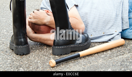 Symbolisches Bild für Nazi, Skinheads und Rechtsradikalismus, Symbolbild Fuer Nazi, Skinheads Und Rechtsradikalismus Stockfoto