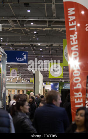 London UK 8. Mai 2014. Grand Designs Live 2014 Stockfoto