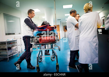 Paris Feuerwehr Stockfoto