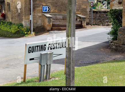 Guiting Power-Festival in den Cotswold Hills Stockfoto