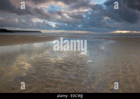 Dollar-Bucht in Cornwall Stockfoto