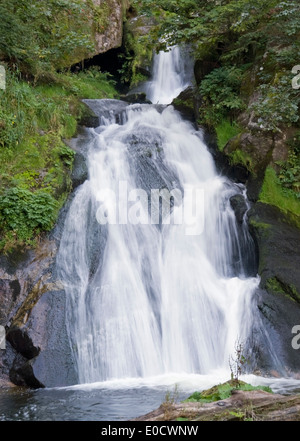 Landschaft, zeigt die Triberger Wasserfälle im Schwarzwald in Süddeutschland im Sommer Stockfoto