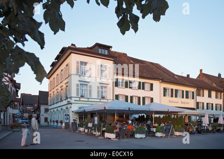 Stein am Rhein, Rhein, Bodensee, Kanton Thurgau, Schweiz Stockfoto