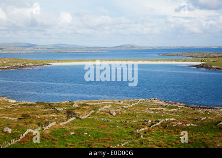 Hunde-Bucht, in der Nähe Roundstone; County Galway, Irland Stockfoto