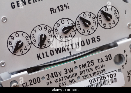 Stromzähler - USA Stockfoto