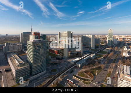 Donaucity, Wien, Österreich - Donau-City, Wien, Österreich Stockfoto