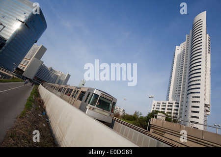 U-Bahn, Donaucity, Wien, Österreich - U-Bahn, Donau-City, Wien, Österreich Stockfoto