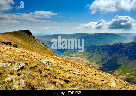 High Street über Riggindale Crag Stockfoto