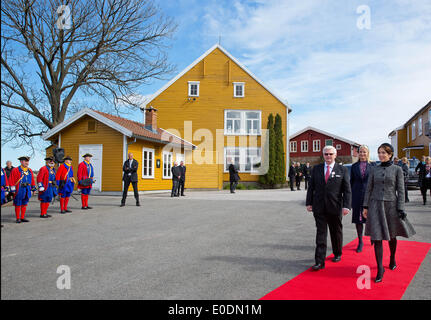 Kristiansand, Norwegen. 9. Mai 2014. Dänische Kronprinzessin Mary anlässlich des 150. Jahrestages der gefallenen dänischen Marines in der Seeschlacht von Helgoland in Kristiansand, Norwegen 05.09.2014 Foto: RPE-Albert Nieboer NO WIRE SERVICE Credit: Dpa picture-Alliance/Alamy Live News Stockfoto