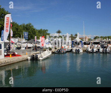 Kombiniert - Palma Boat Show 2014 / Palma Superyacht Show 2014 - Boote, Boote, Boote - Palma De Mallorca / Mallorca, Baleares Stockfoto