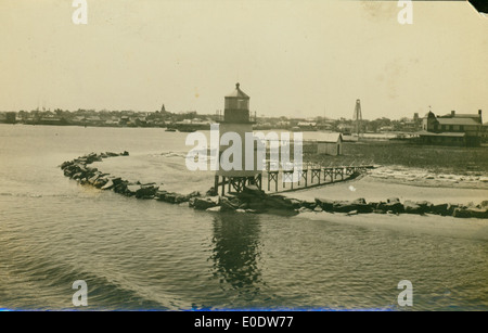 Brant Point Lighthouse, c. 1930er Jahre Stockfoto