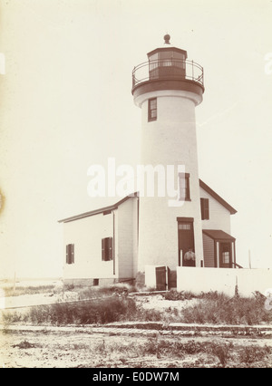 Brant Point Lighthouse, weiß Stockfoto